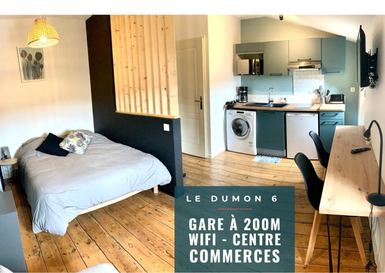 Le Dumon 6 - Studio Neuf Calme - Wifi - Gare 200M أجان المظهر الخارجي الصورة